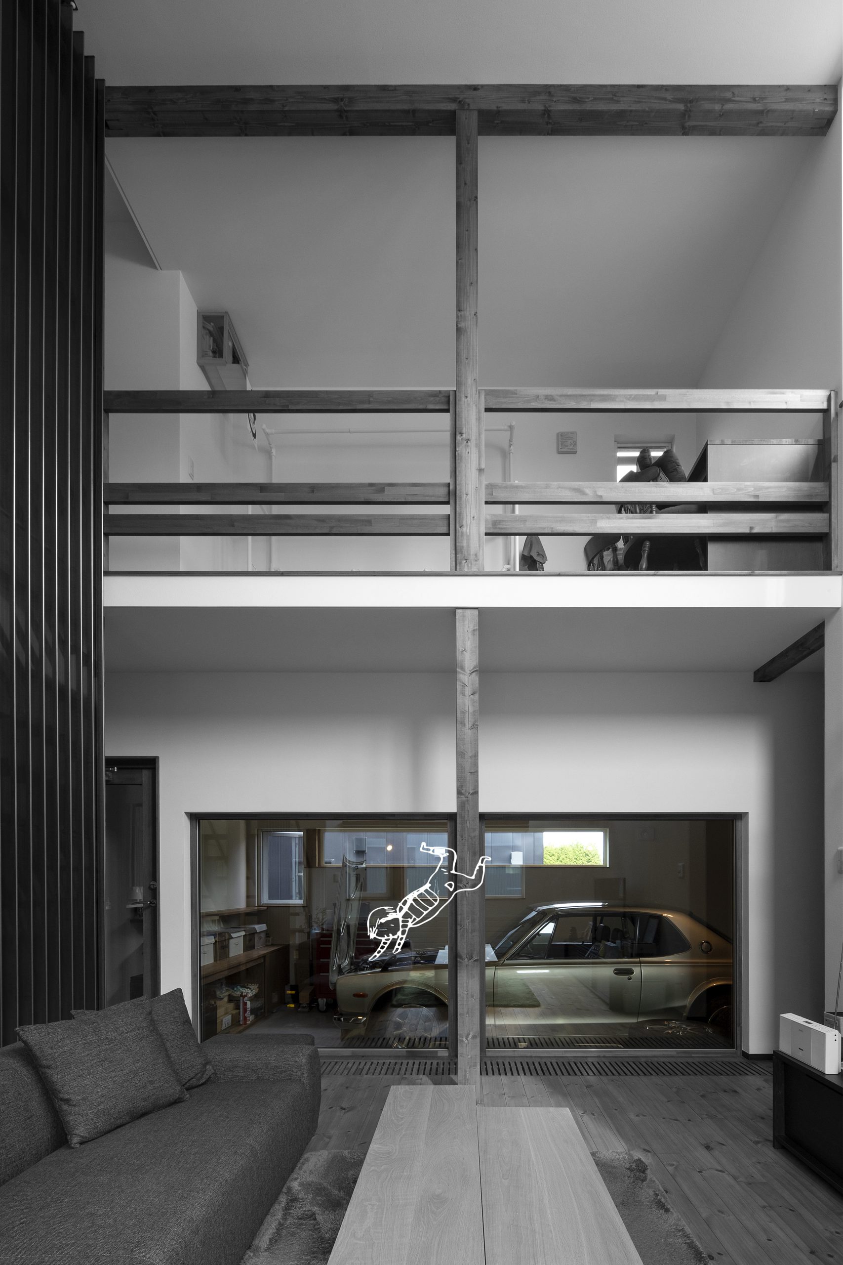 千歳市の注文住宅（アートホームのガレージハウス施工事例）