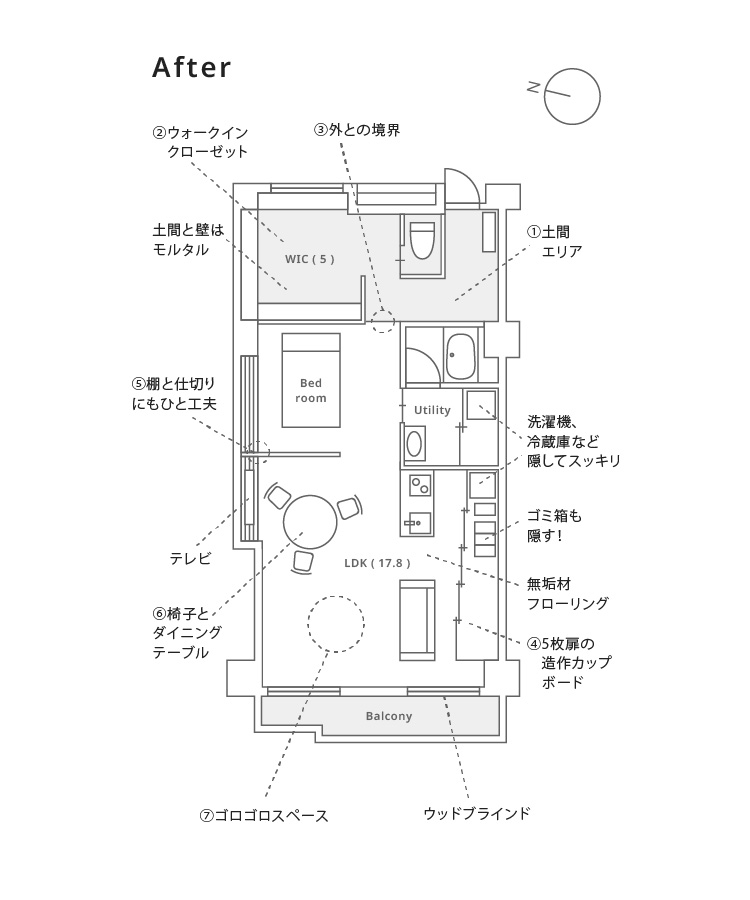 札幌のマンションリノベーション（施工後）